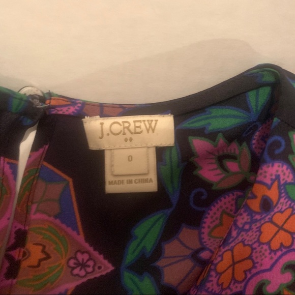 J CREW Printed Sleeveless Flouce Top - Picture 9 of 10